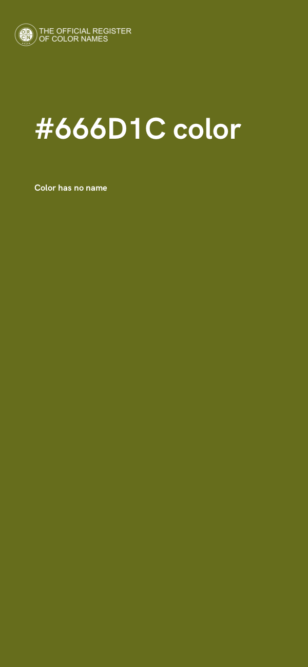 #666D1C color image