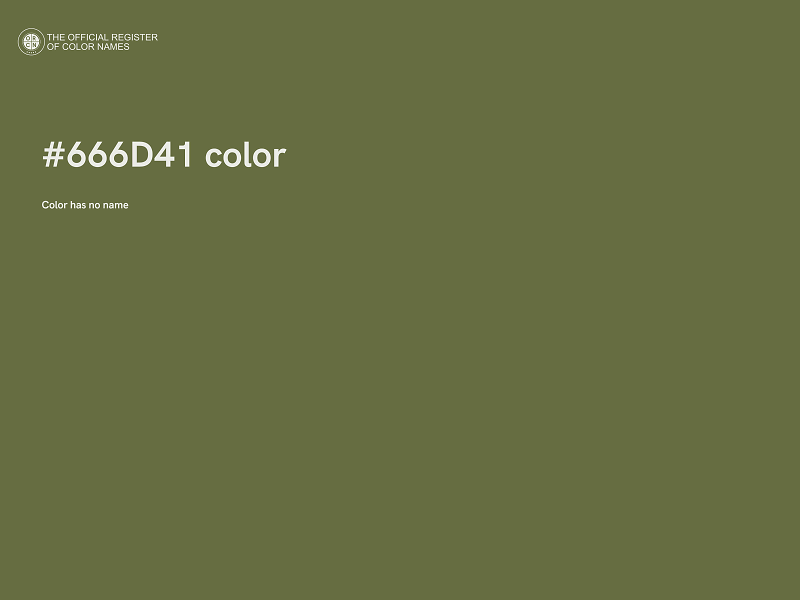 #666D41 color image