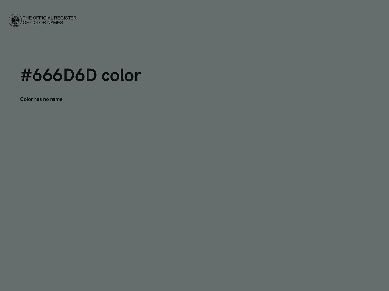 #666D6D color image