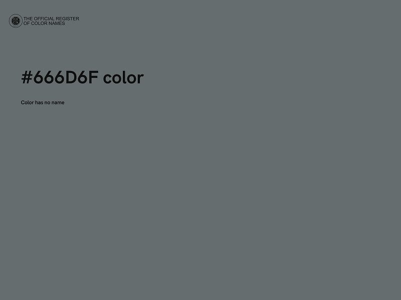 #666D6F color image