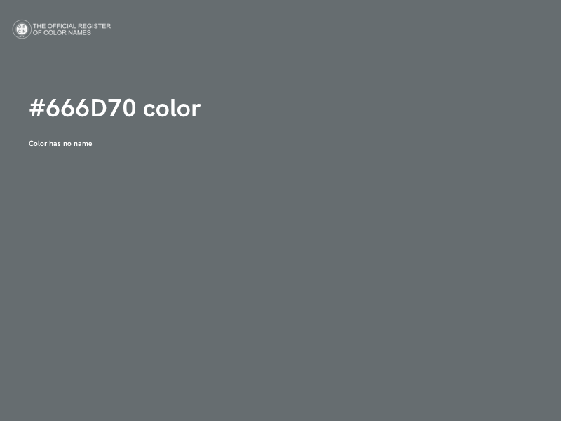 #666D70 color image