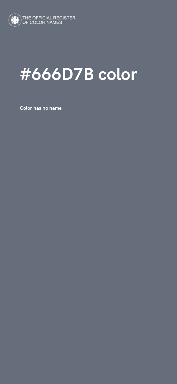#666D7B color image