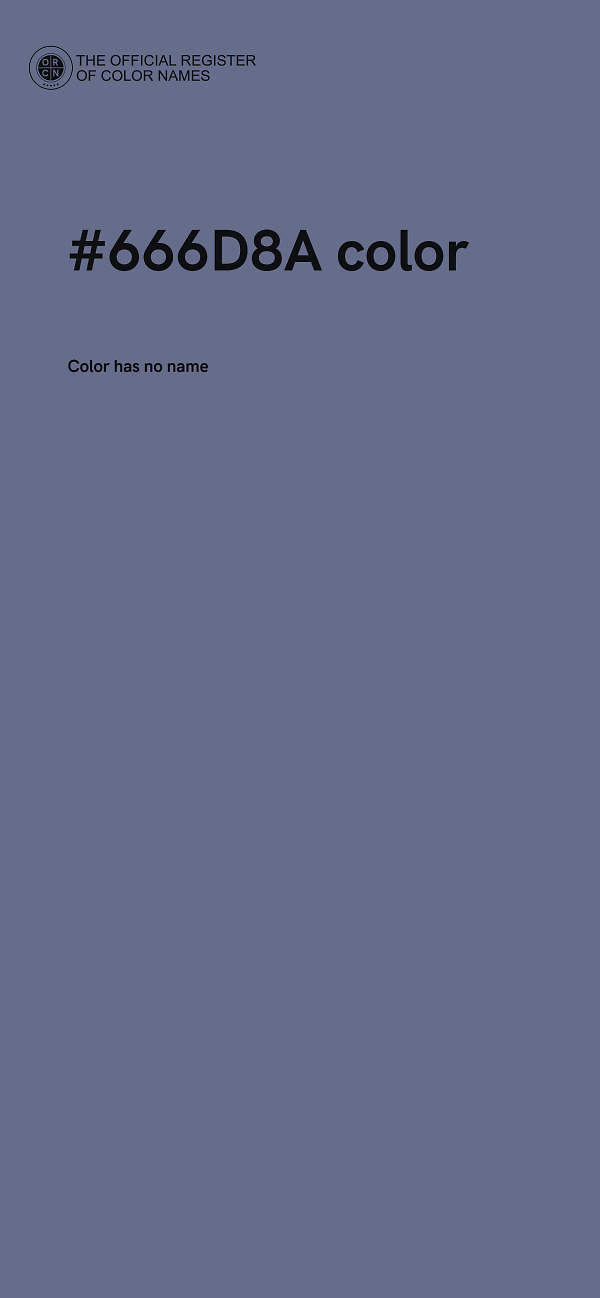 #666D8A color image