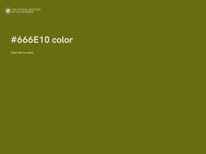 #666E10 color image