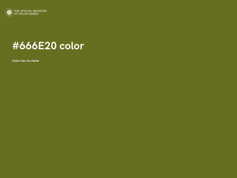 #666E20 color image