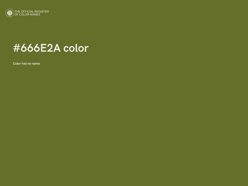 #666E2A color image