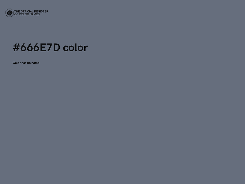 #666E7D color image