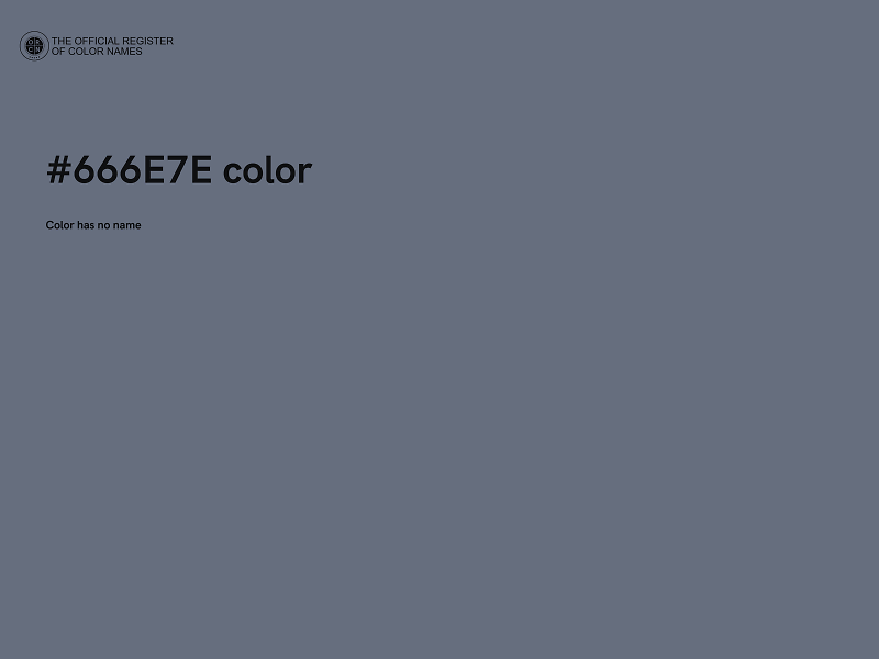 #666E7E color image