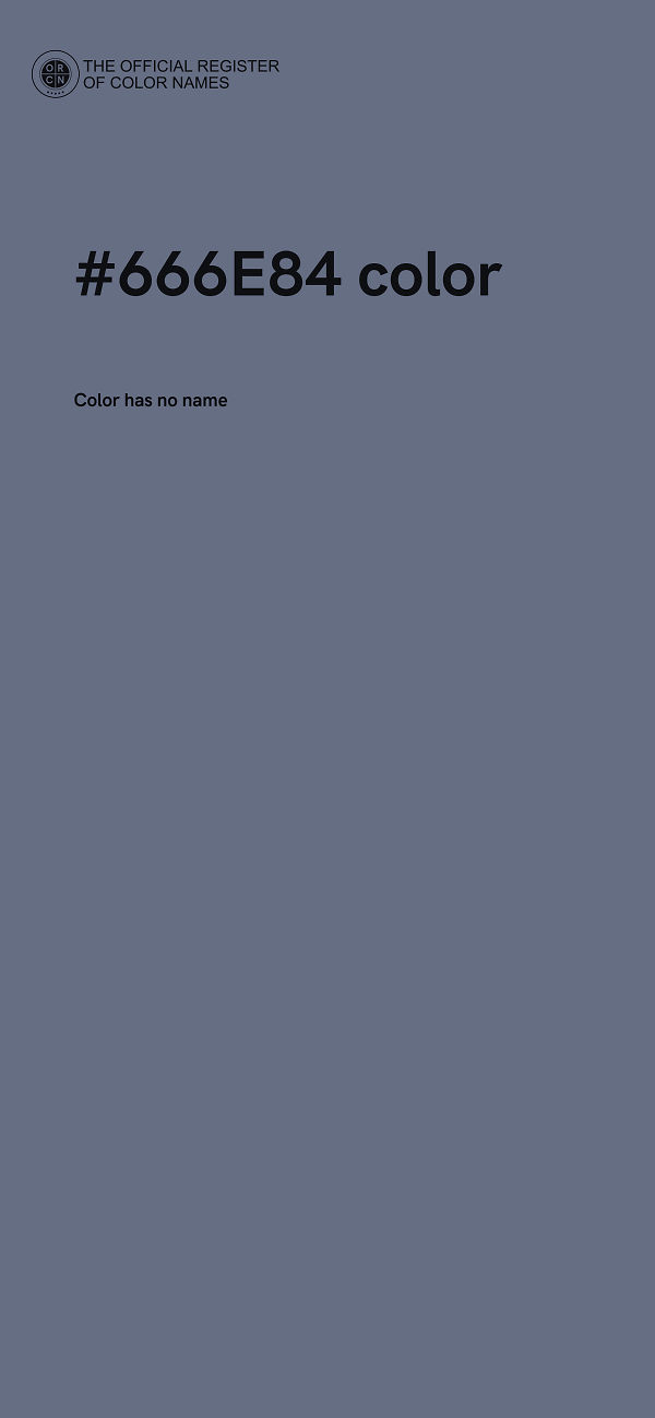 #666E84 color image