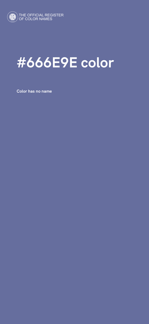#666E9E color image