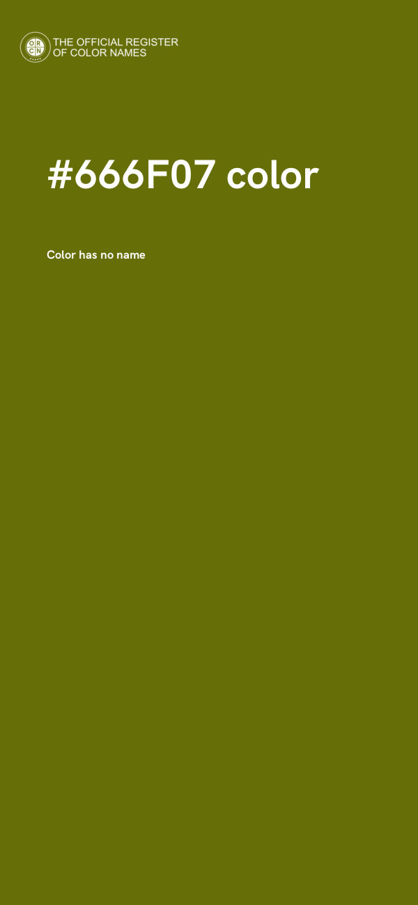 #666F07 color image