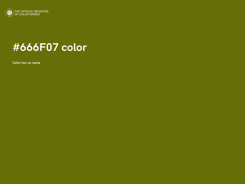 #666F07 color image