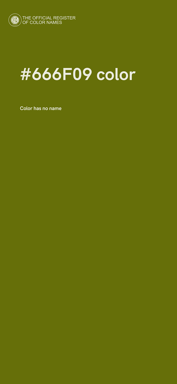 #666F09 color image
