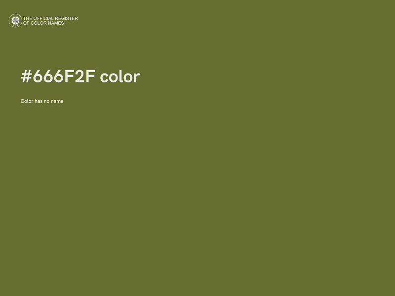 #666F2F color image