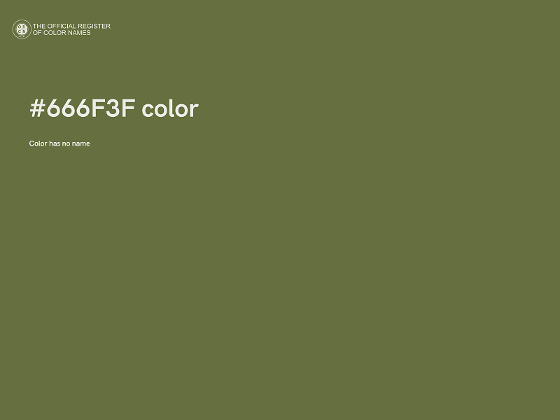 #666F3F color image