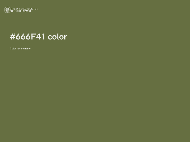 #666F41 color image