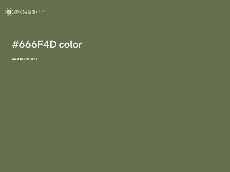 #666F4D color image