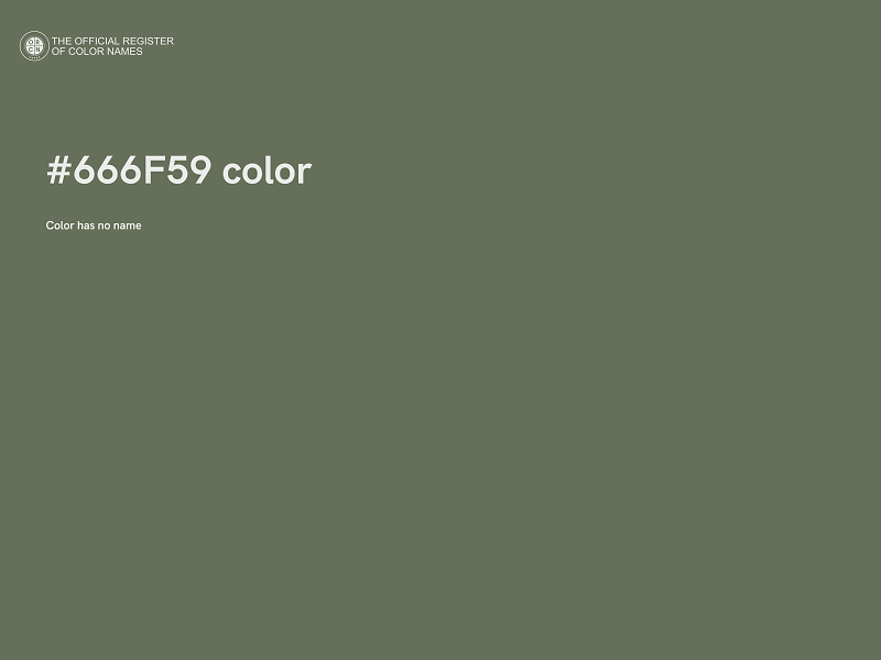 #666F59 color image