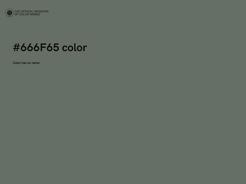 #666F65 color image