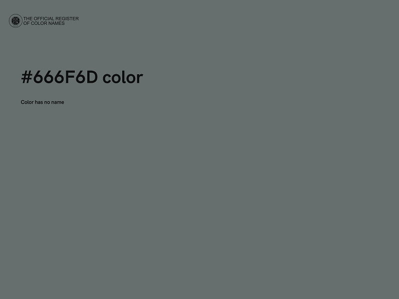 #666F6D color image