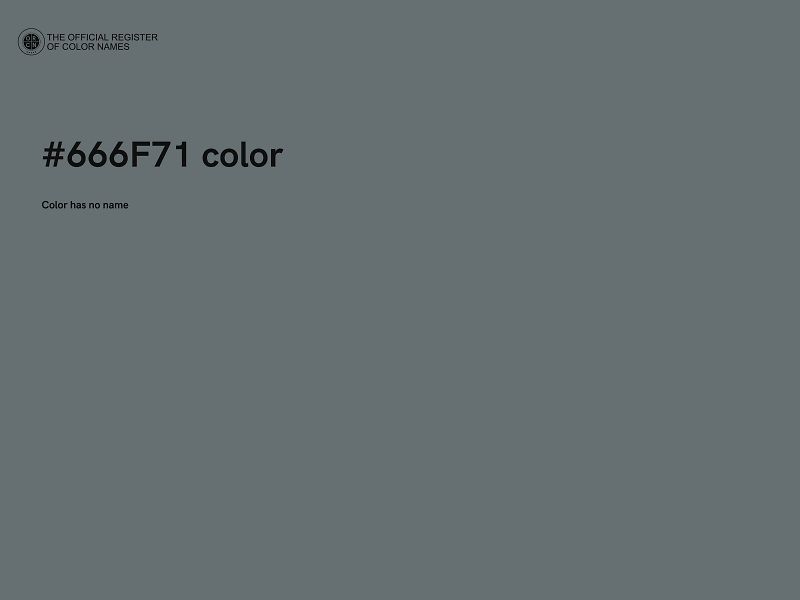 #666F71 color image