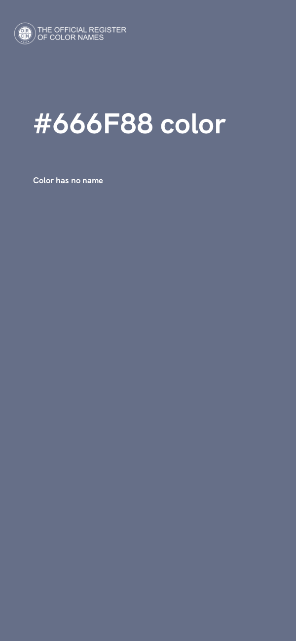 #666F88 color image