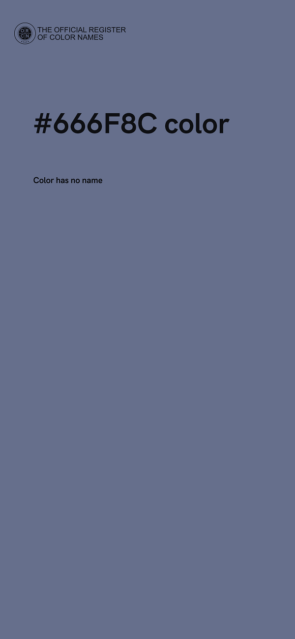 #666F8C color image