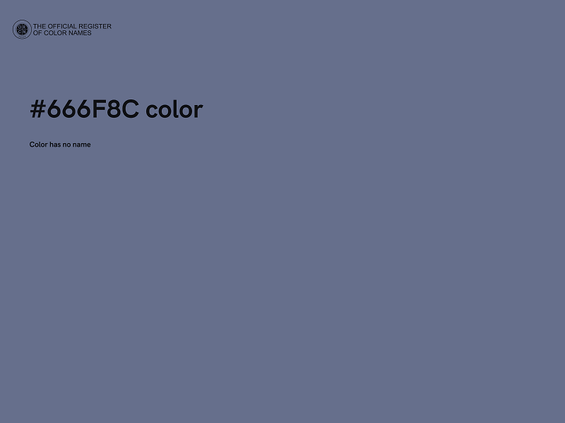 #666F8C color image