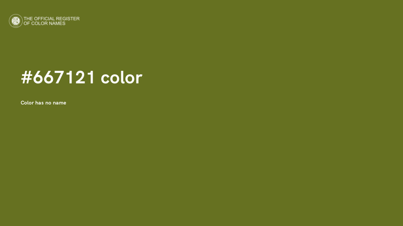 #667121 color image