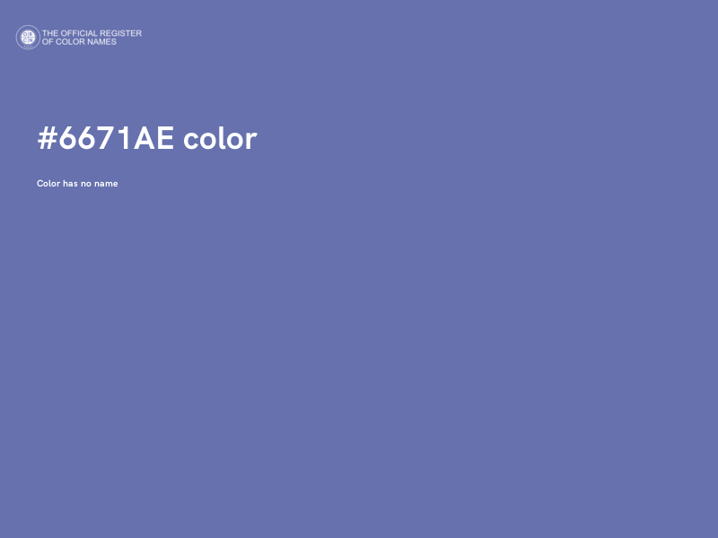#6671AE color image