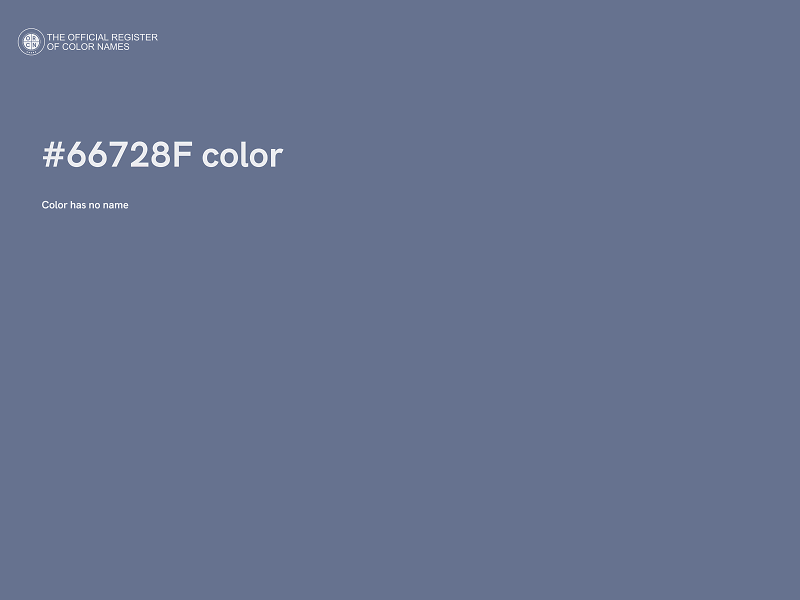 #66728F color image