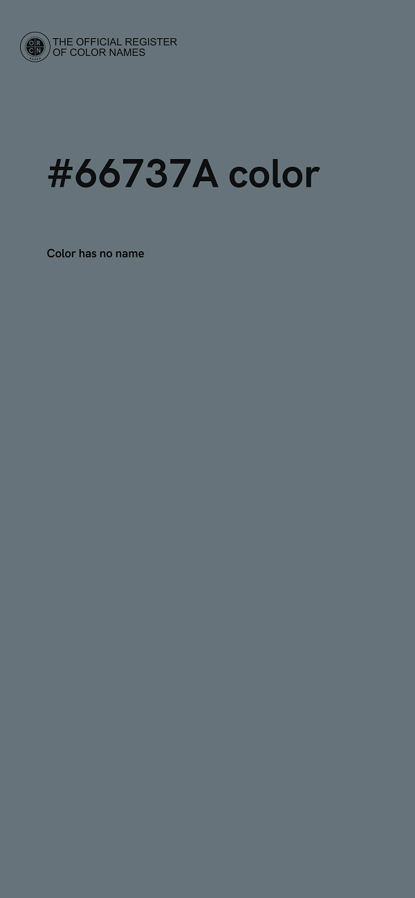 #66737A color image