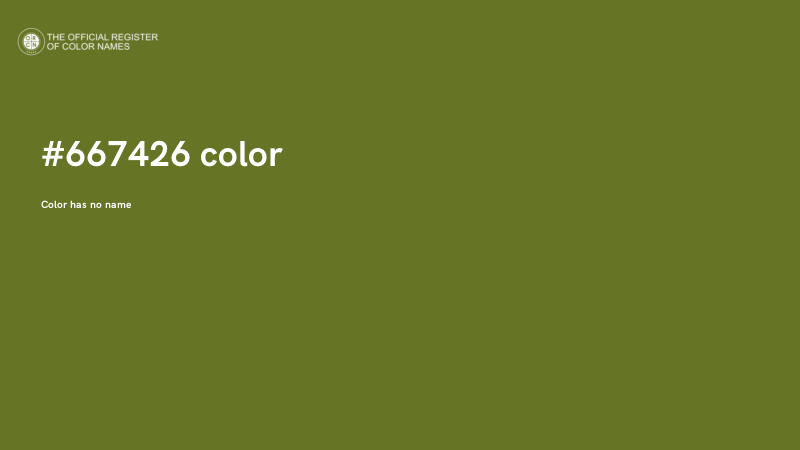 #667426 color image