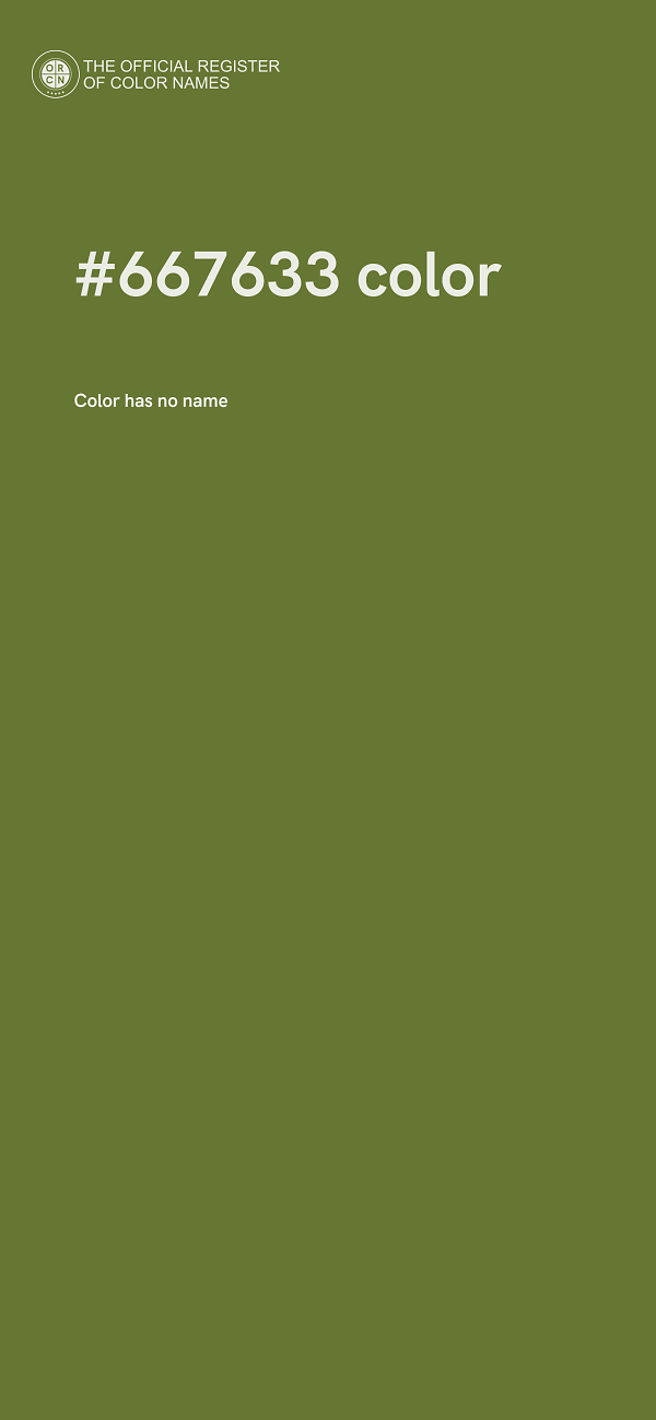 #667633 color image