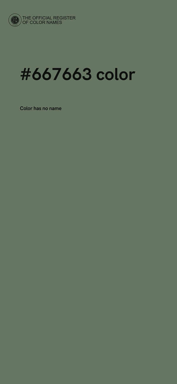 #667663 color image