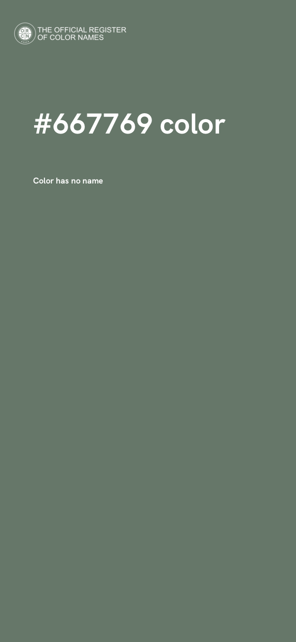 #667769 color image