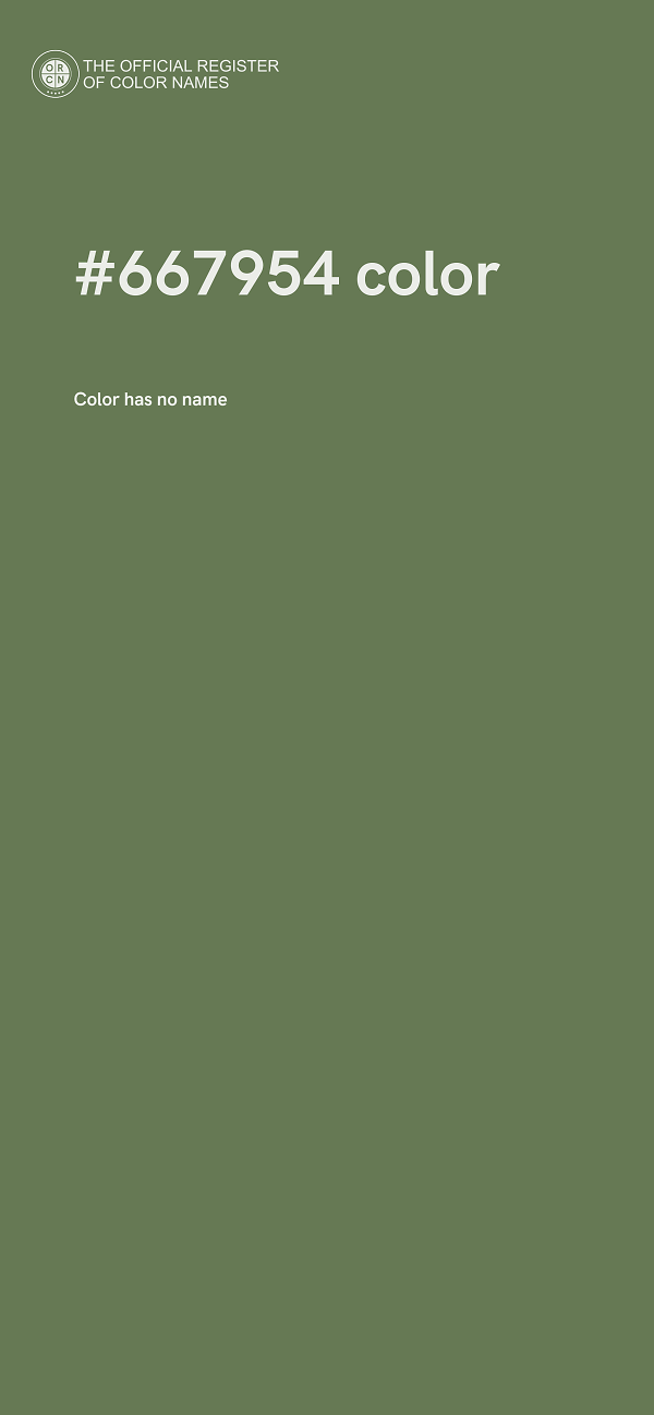 #667954 color image