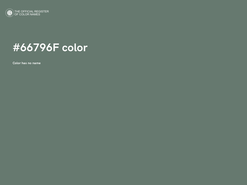 #66796F color image