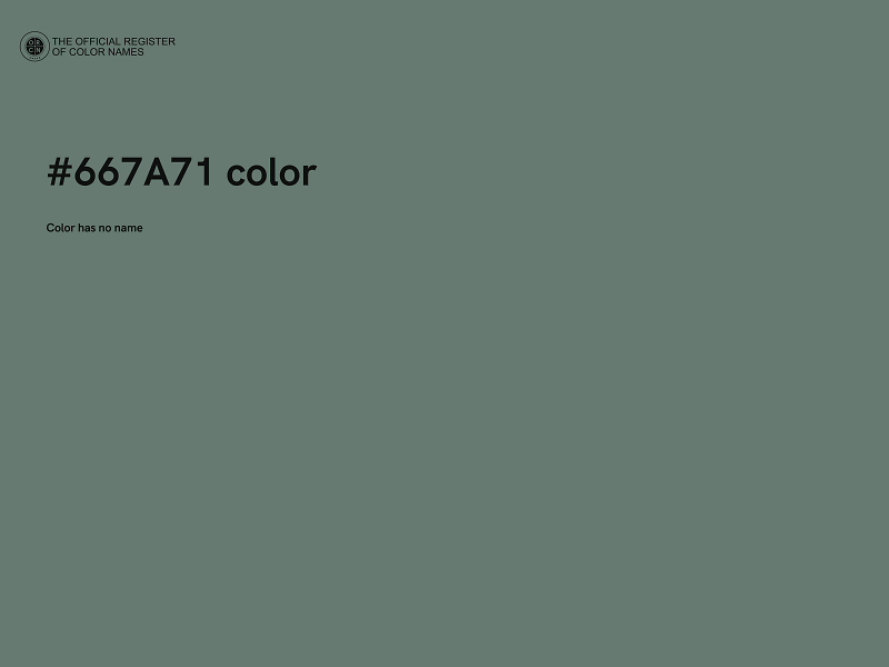 #667A71 color image