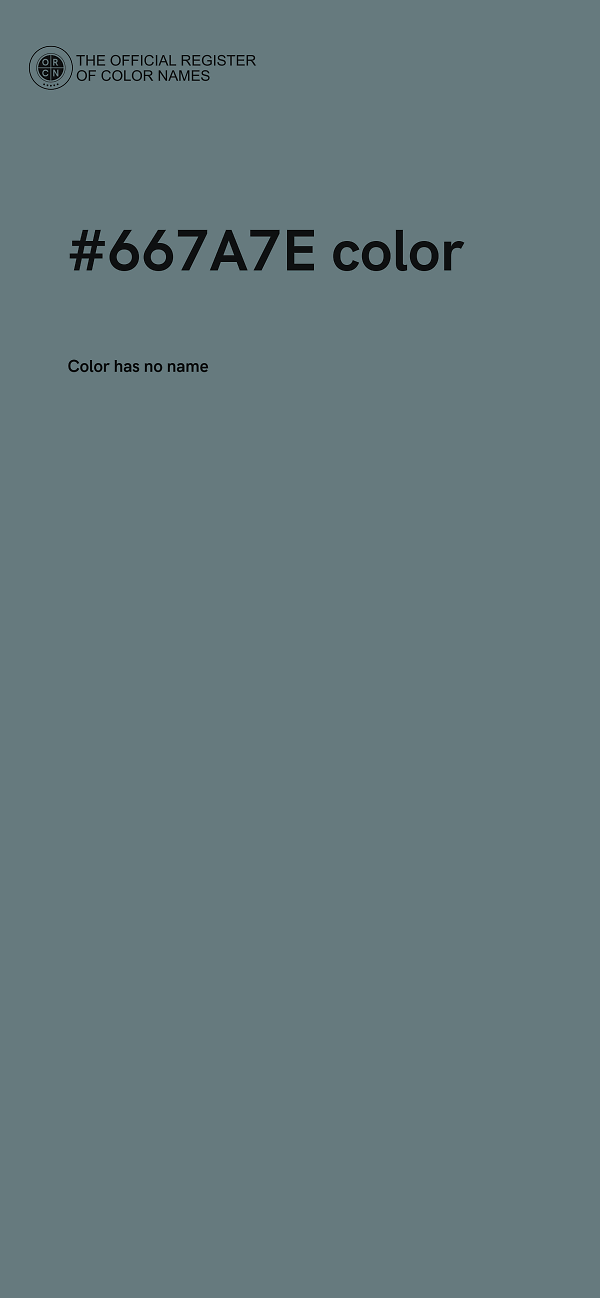 #667A7E color image