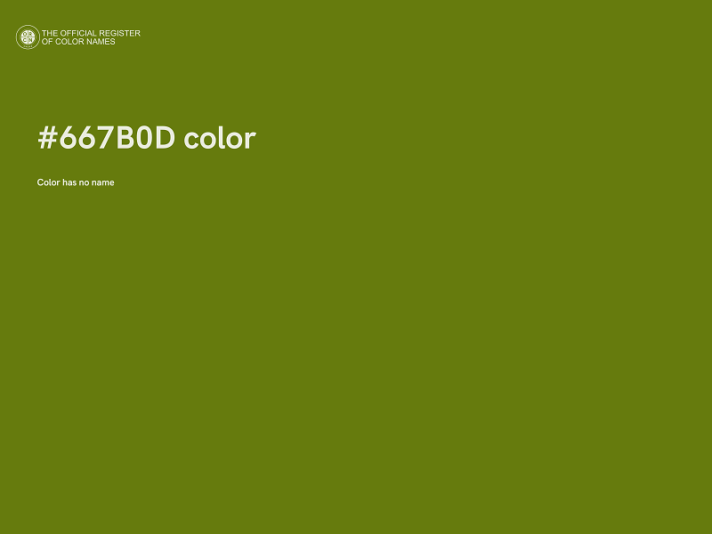 #667B0D color image