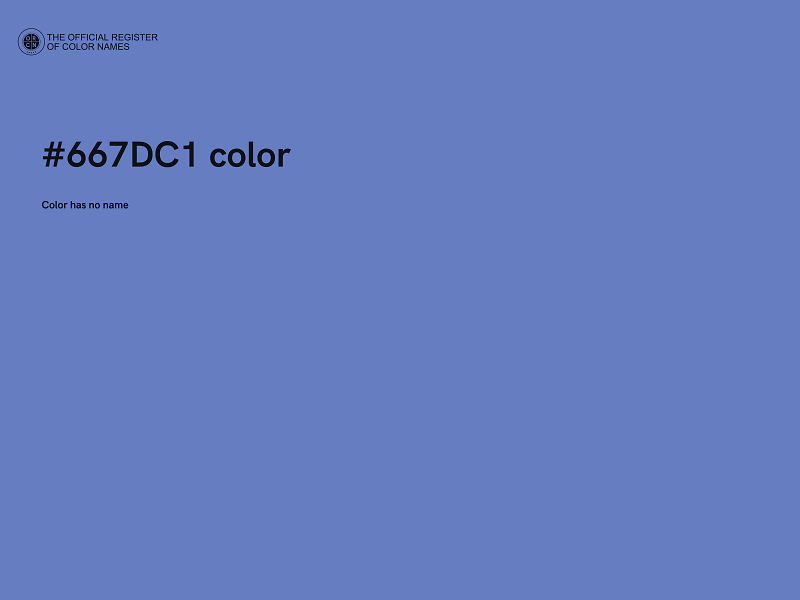 #667DC1 color image