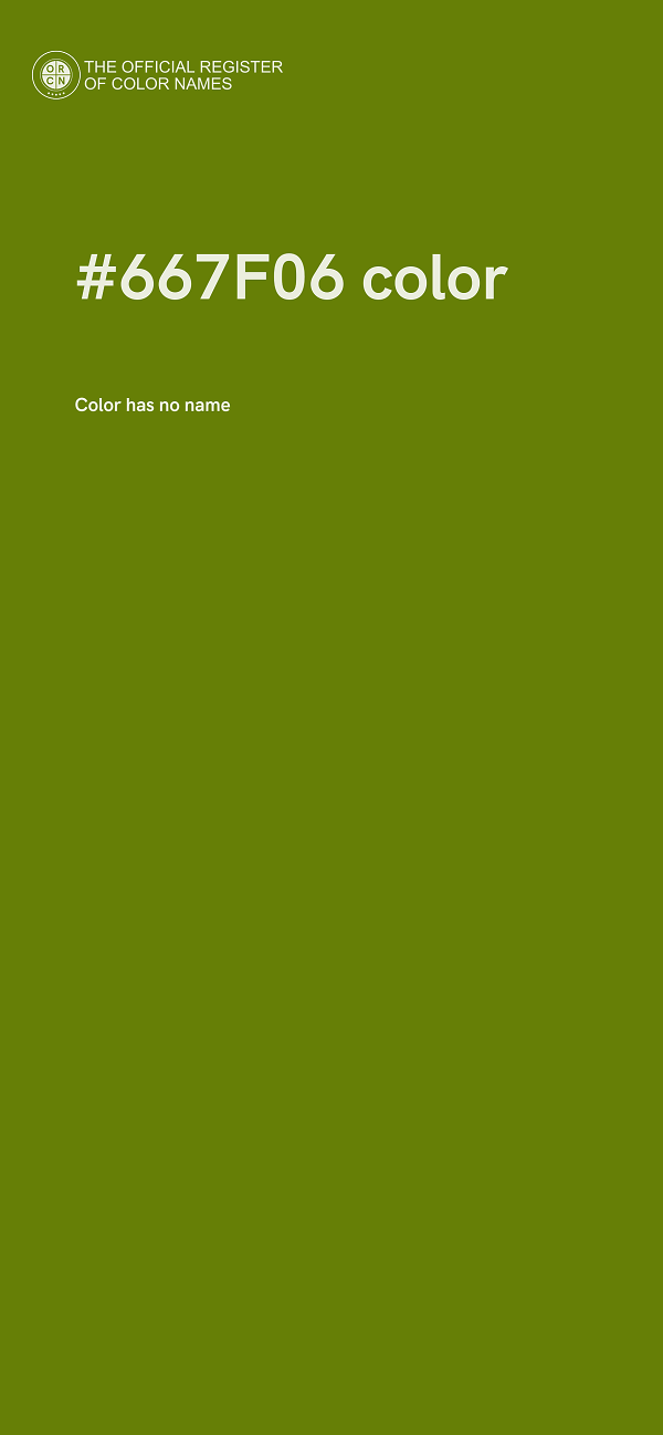 #667F06 color image