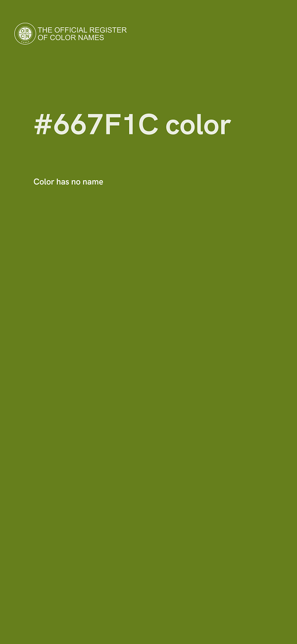 #667F1C color image