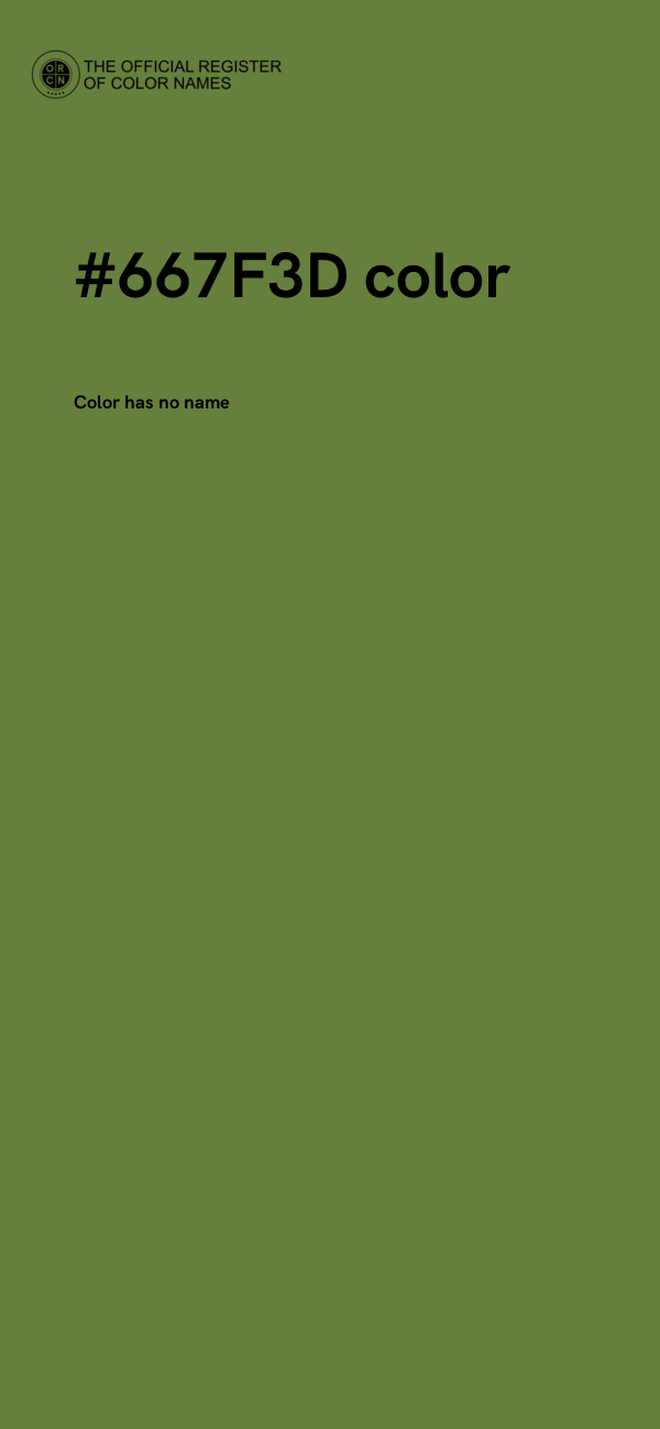 #667F3D color image