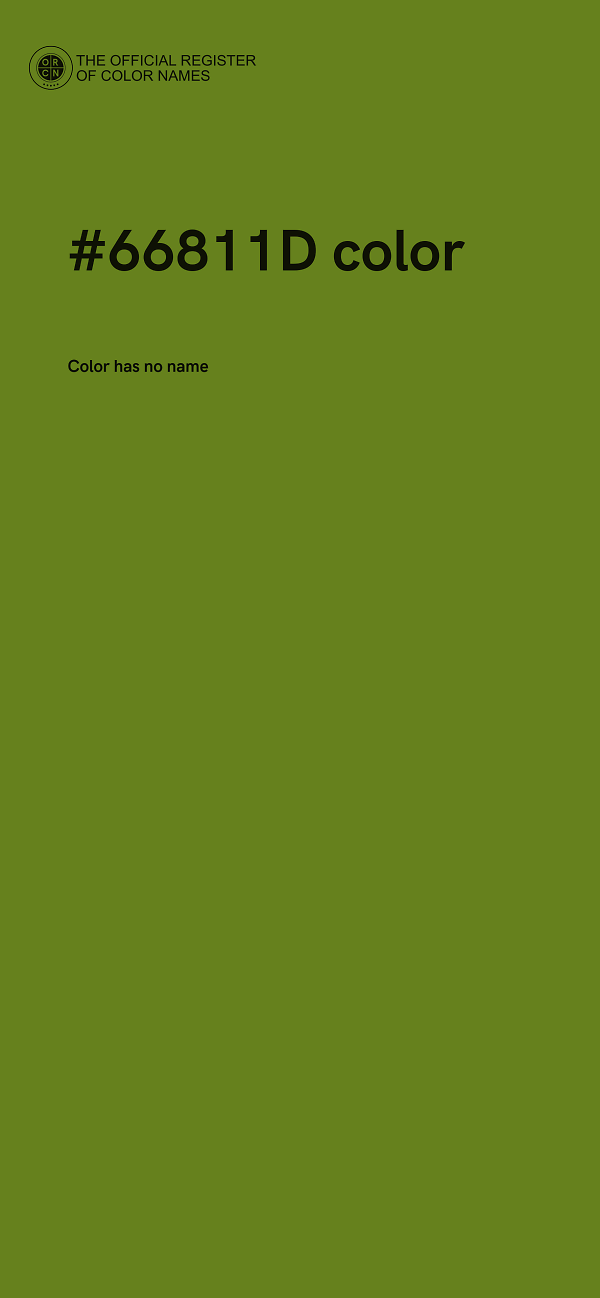 #66811D color image