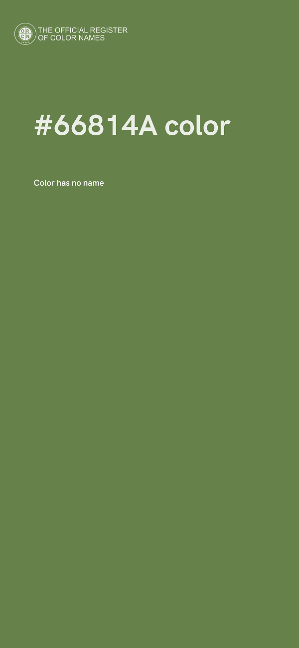 #66814A color image