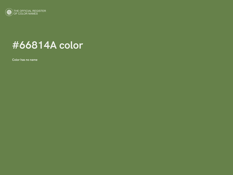 #66814A color image