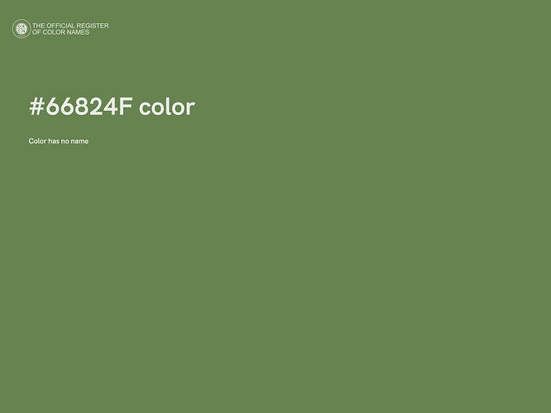 #66824F color image