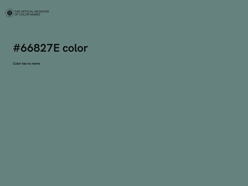 #66827E color image